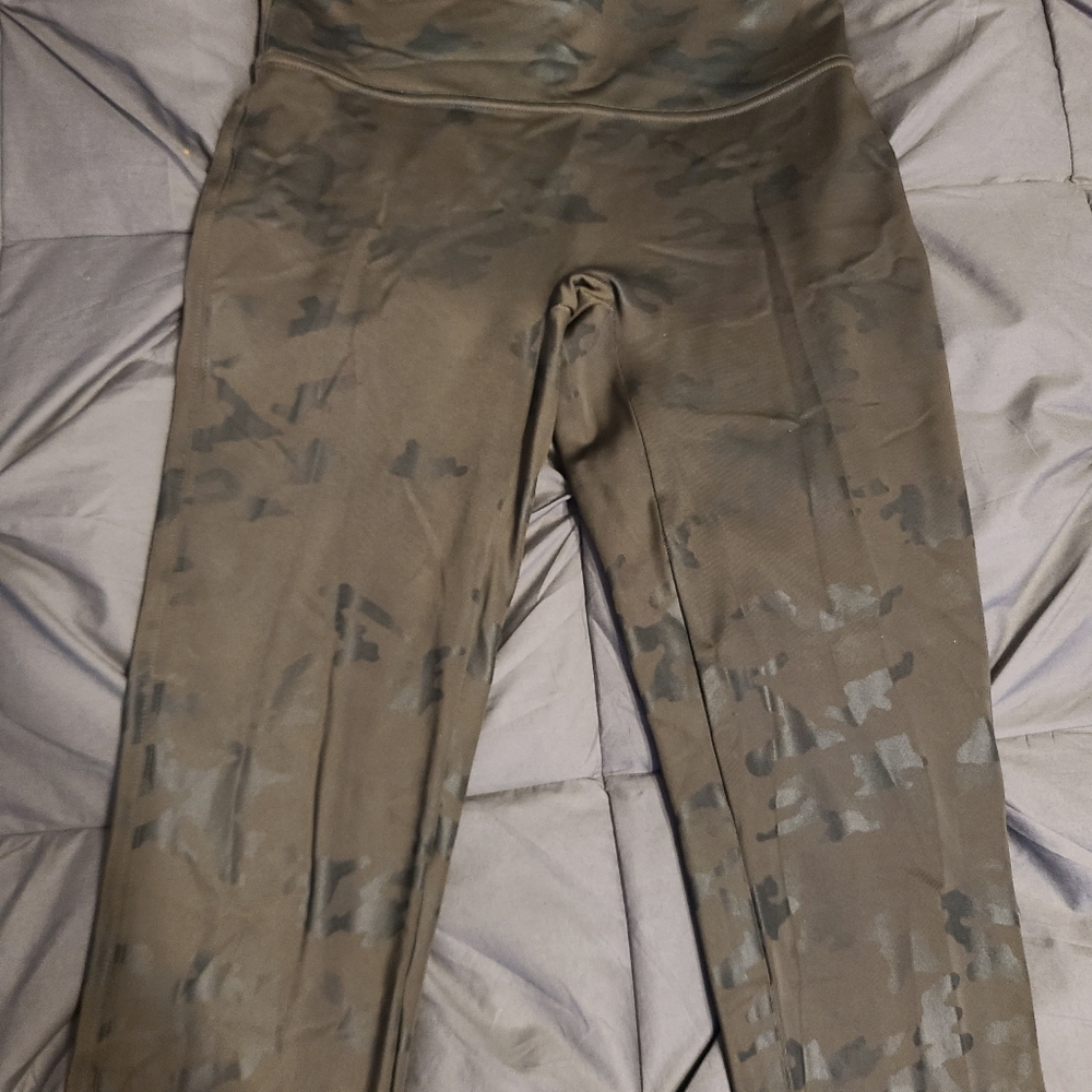 Spanx shiny camo leggings